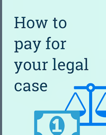How to pay for your legal case