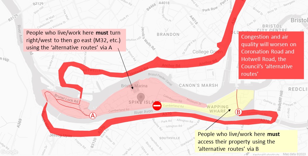 Stop the Isolation of Spike Island by Bristol City Council